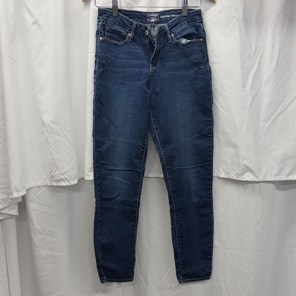 Signature by Levi Strauss Dark Blue Skinny Jeans